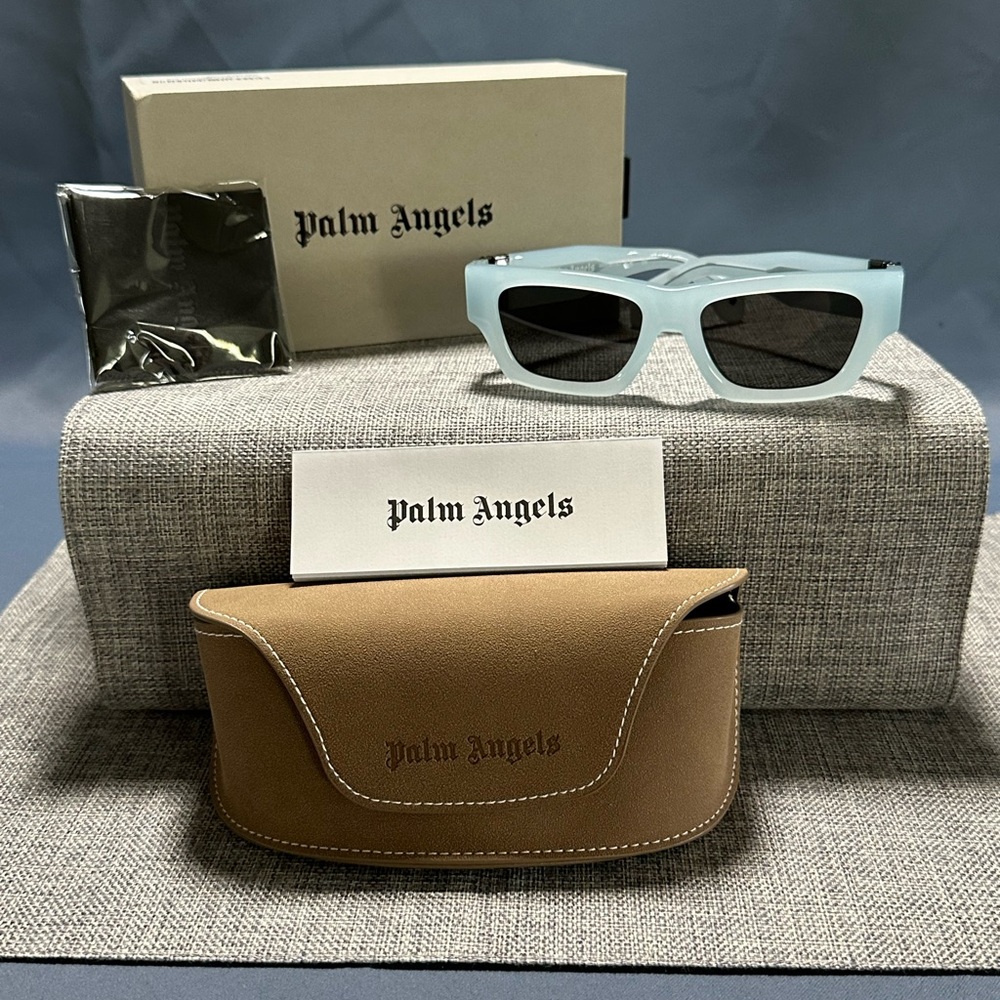Brand New Palm Angels Sunglasses - Sky